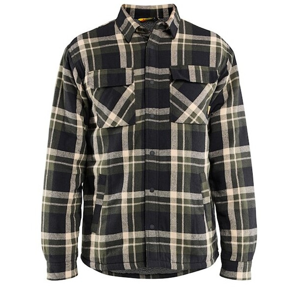 4704 Flannelskjorte med Fiberpelsforing