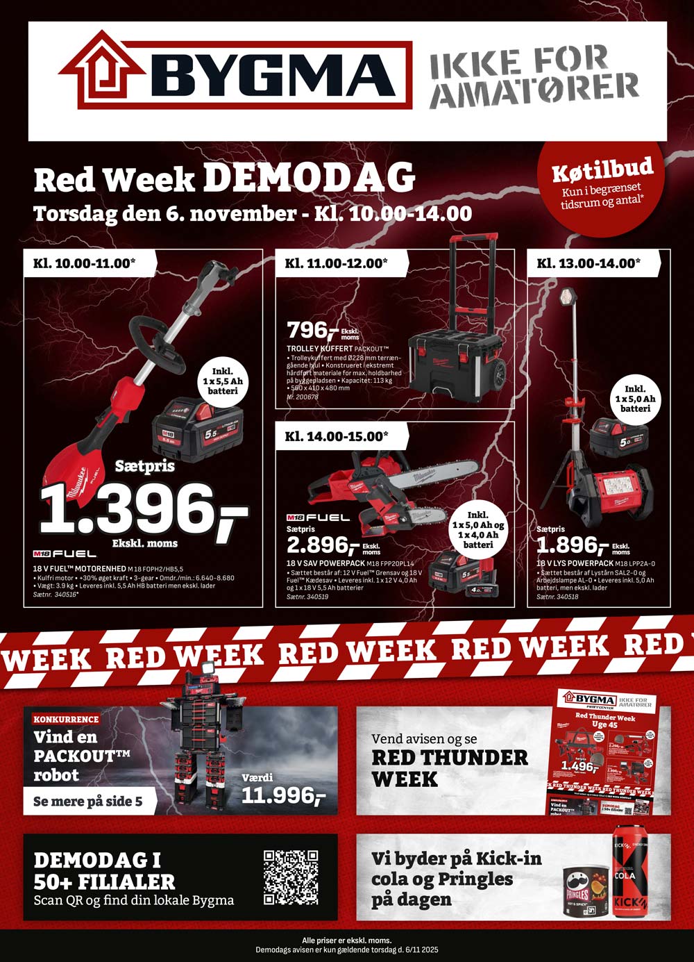 Milwaukee demodag tilbud