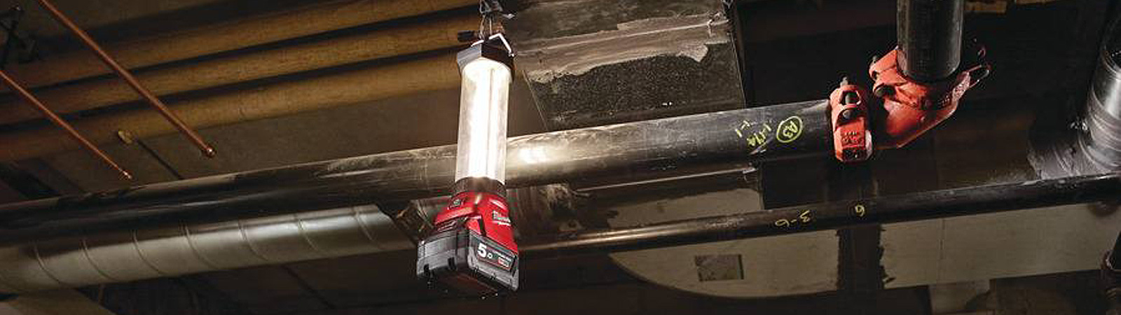 Ledningsfrie arbejdslamper
