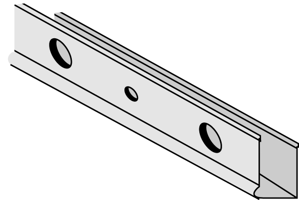 Knauf kantskinne KS13 - 300cm 