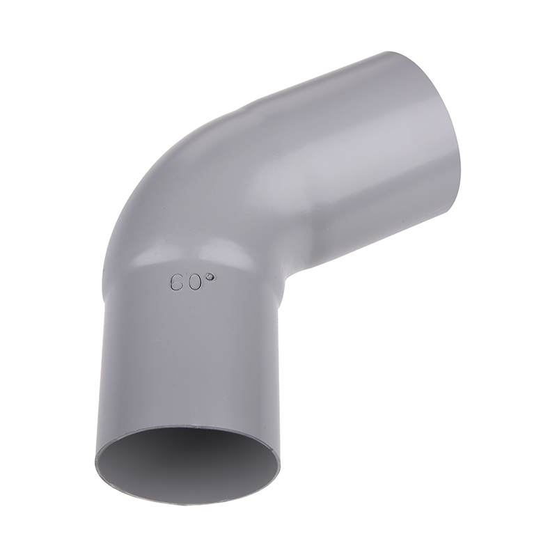 Plastmo Bøjning 60° Grå 90mm