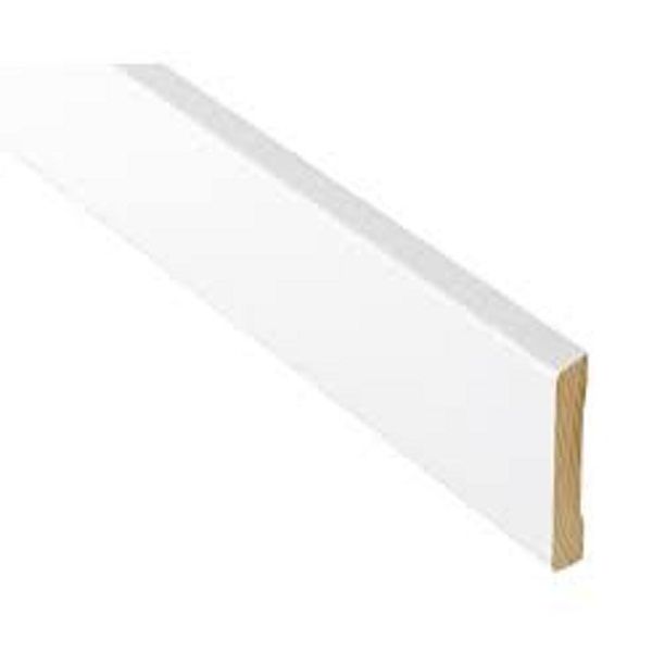 Nova Indfatning nr. 120hf Hvid - 14x65x3300mm