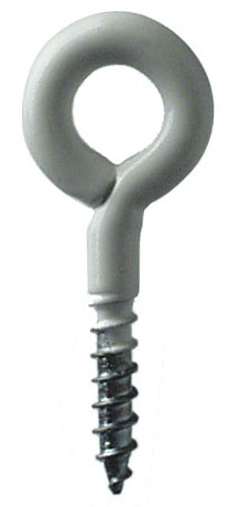 PN øskner pulverlakeret hvid - 8x25mm