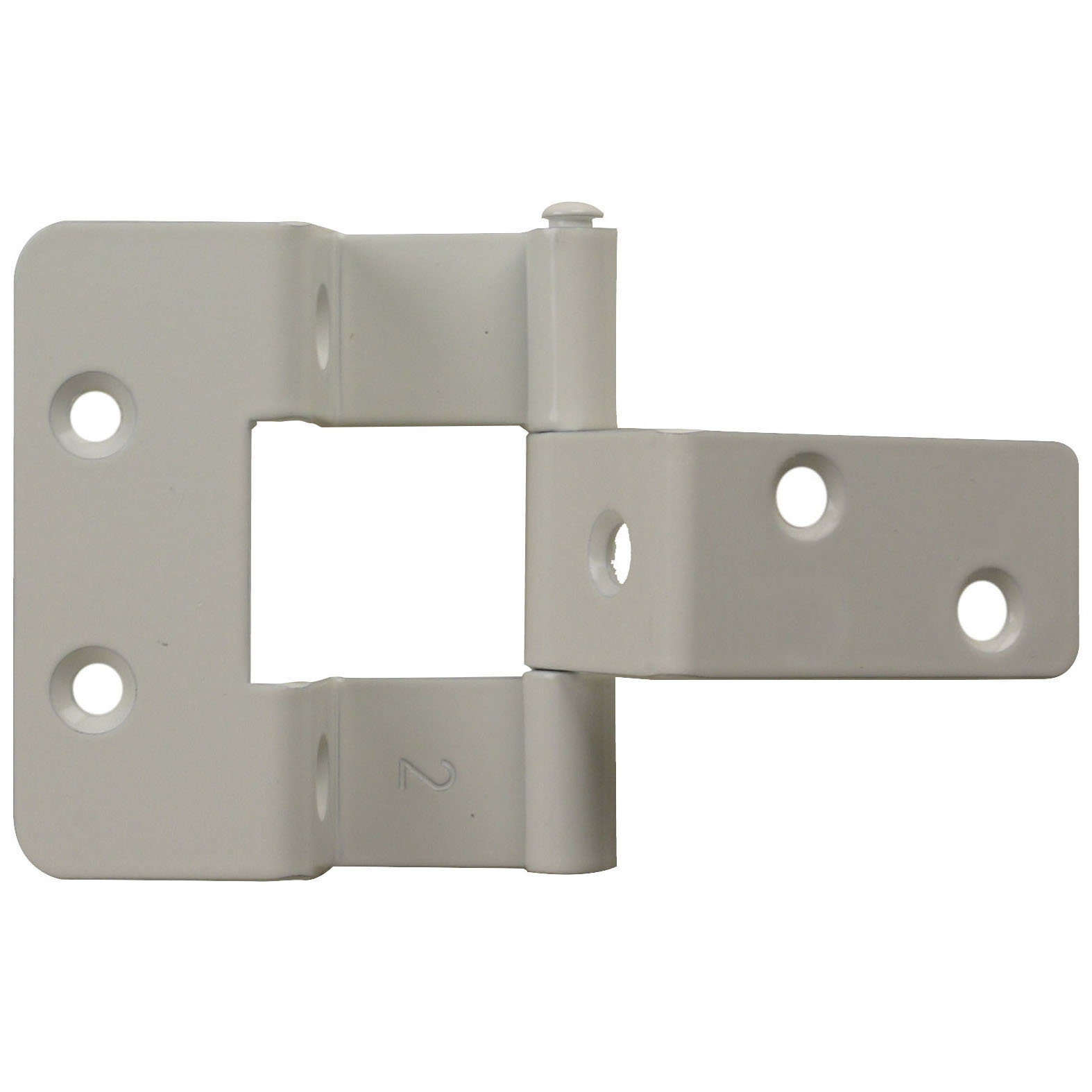 PN skabshængsel med løs tap - hvid