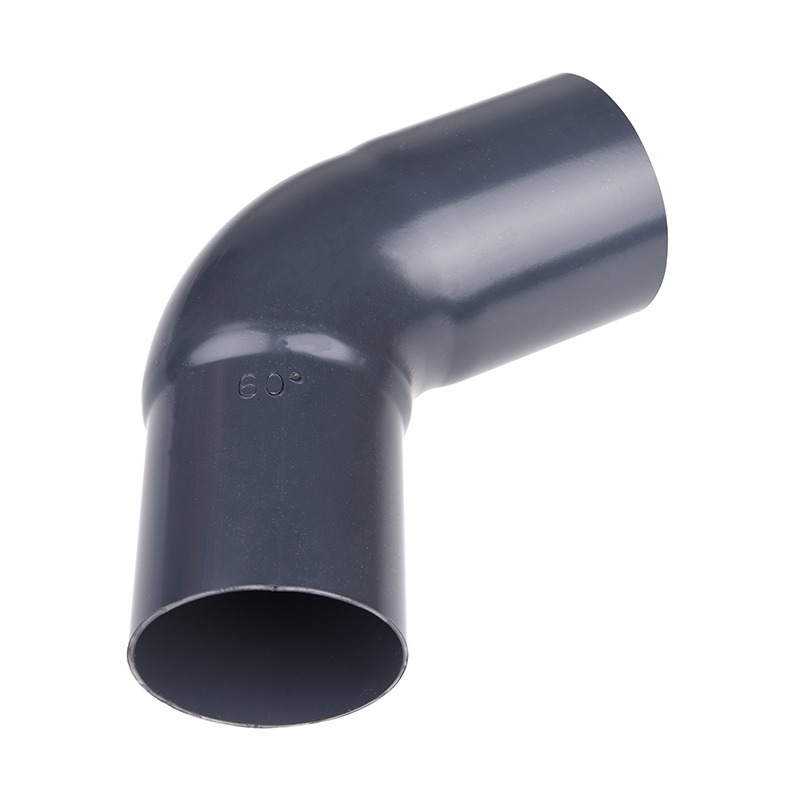 Plastmo Bøjning 60° Grafit 90mm