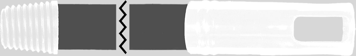 G. Funder Kosteskaft - 2,3x130cm