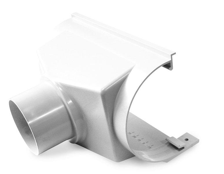 Plastmo Ekspansionstudstykke - Str. 11 -/90 Hvid