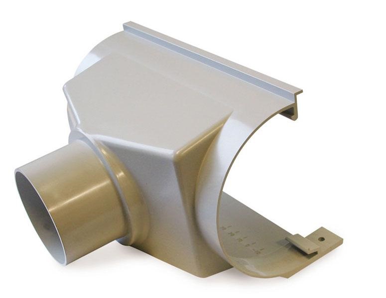 Plastmo Ekspansionstudstykke - Str. 10 - Ø75 - Grå