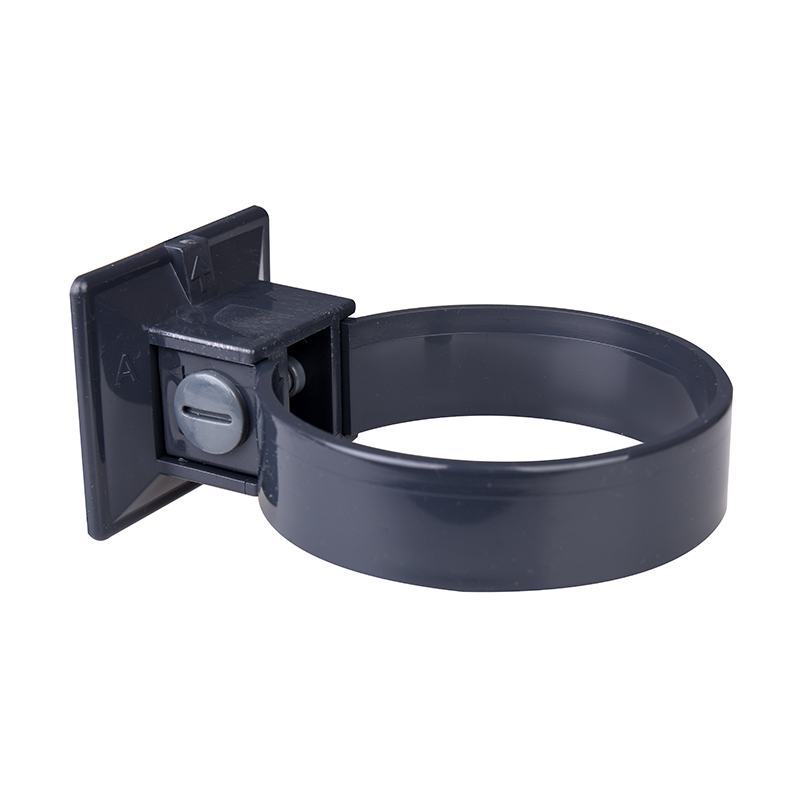 Plastmo Plastrørholder Grafit 90mm