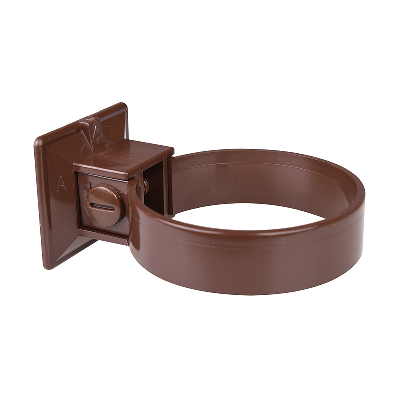 Plastmo Plastrørholder Brun 75mm