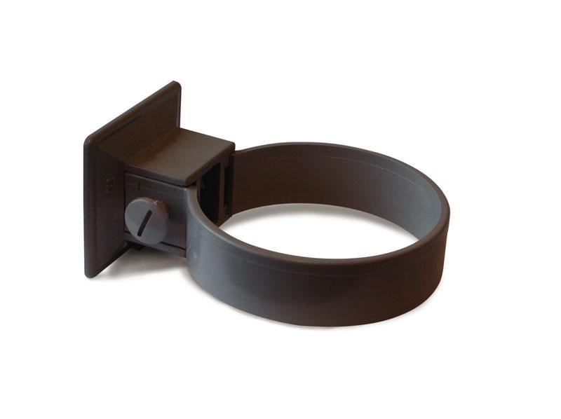 Plastmo Plastrørholder Grafit 75mm