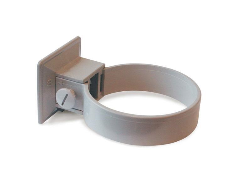 Plastmo Plastrørholder Grå - 75mm