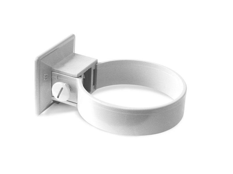 Plastmo Plastrørholder Hvid 75mm