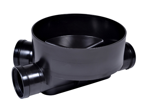Wavin PP rense/inspektionsbrønd tp4 højre tilløb - Ø315/110mm