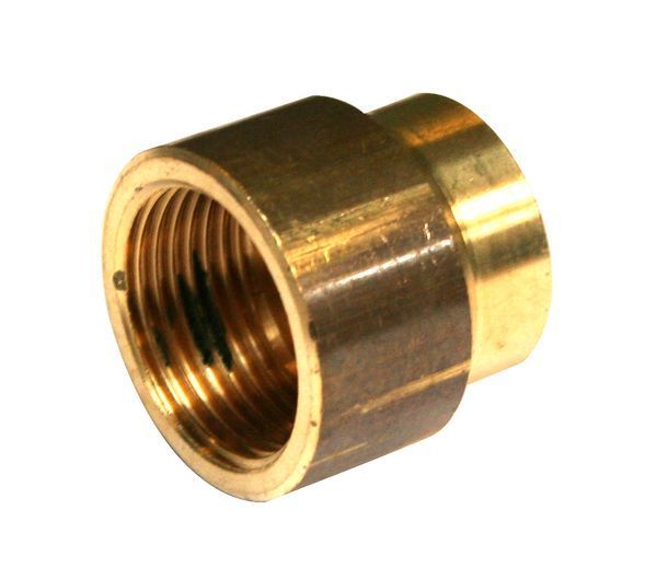 Formuffe messing 3/4" - 1/2"