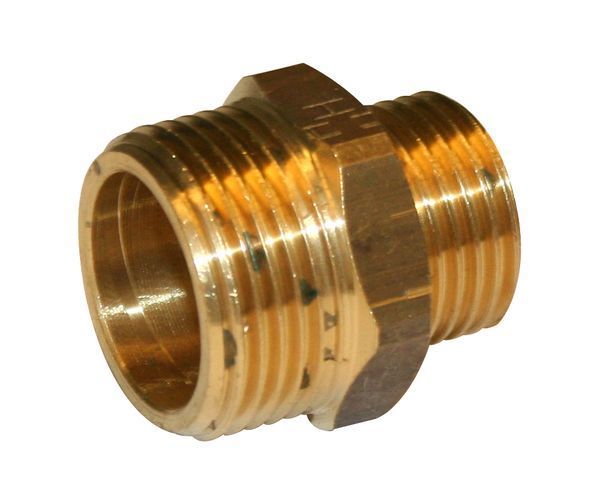 Brystnippel Messing - 3/4"x1/2"