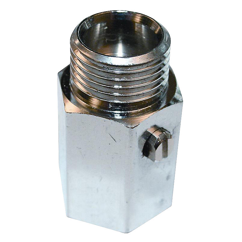 Kuglehane med kærv 1/2" muffe/nippel