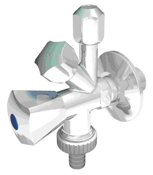 Ventil til vaskemaskine 1/2"-10 mm