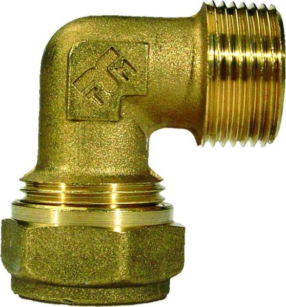 Pex vinkel nippel 1/2" x 20 mm