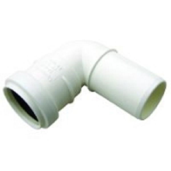 Afløbsbøjning 32 mm x 87° hvid