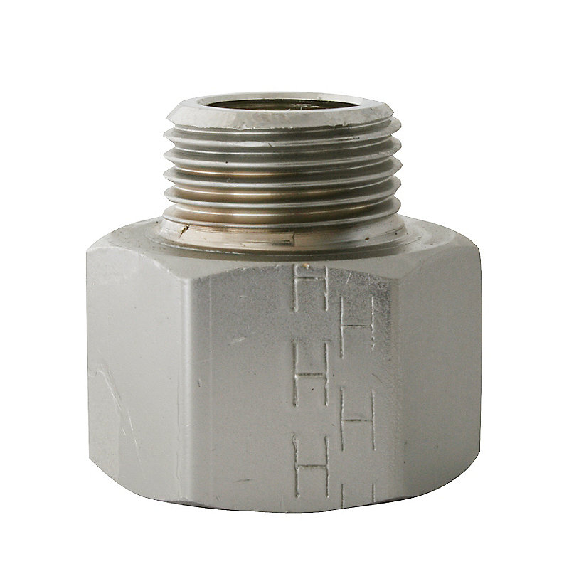 Spidsmuffe 3/4"-1/2" krom