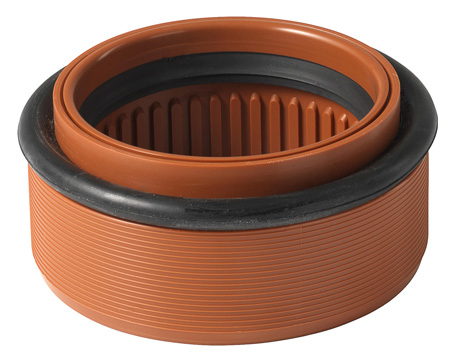 Wavin kloak overgangsstykke t/betonmuffe Rød - 150x160mm