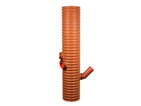 Wavin central tagnedløbsbrønd  m/vandlås m/35l sandfang - 315x110mm
