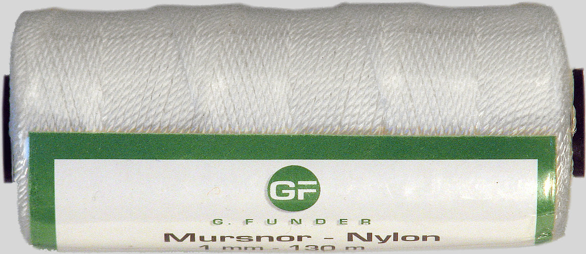 G. Funder Mursnor 3-slået Hvid - 130m