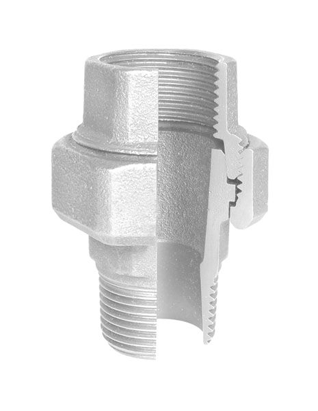 Union 3/4" Galv Muffe-Nippel Nr. 341