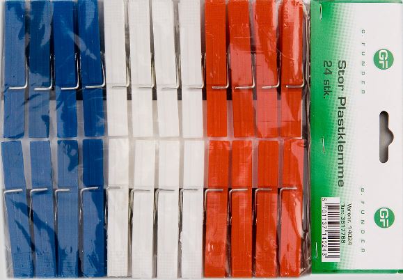 G. Funder Tøjklemmer Plast