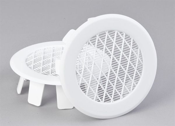 Duka drænrørsventil 95.4 grå Ø100mm