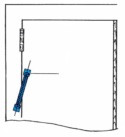 Svalk dørspiral ps stor gul 