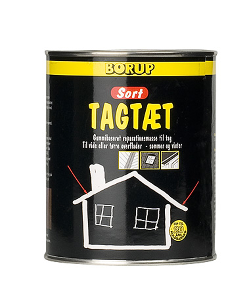 Borup Tagtæt Sort - 4kg