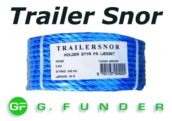 G. Funder Tov Blå - 10mmx20m