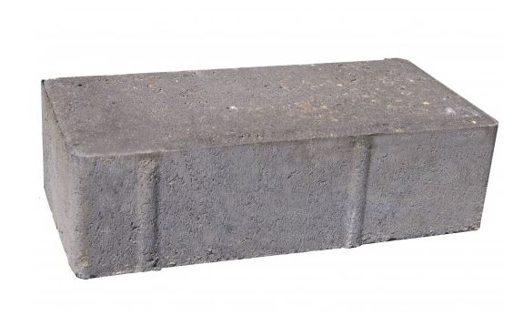IBF Hollændersten Sort - 10x20x6cm - 2-lagsbeton 