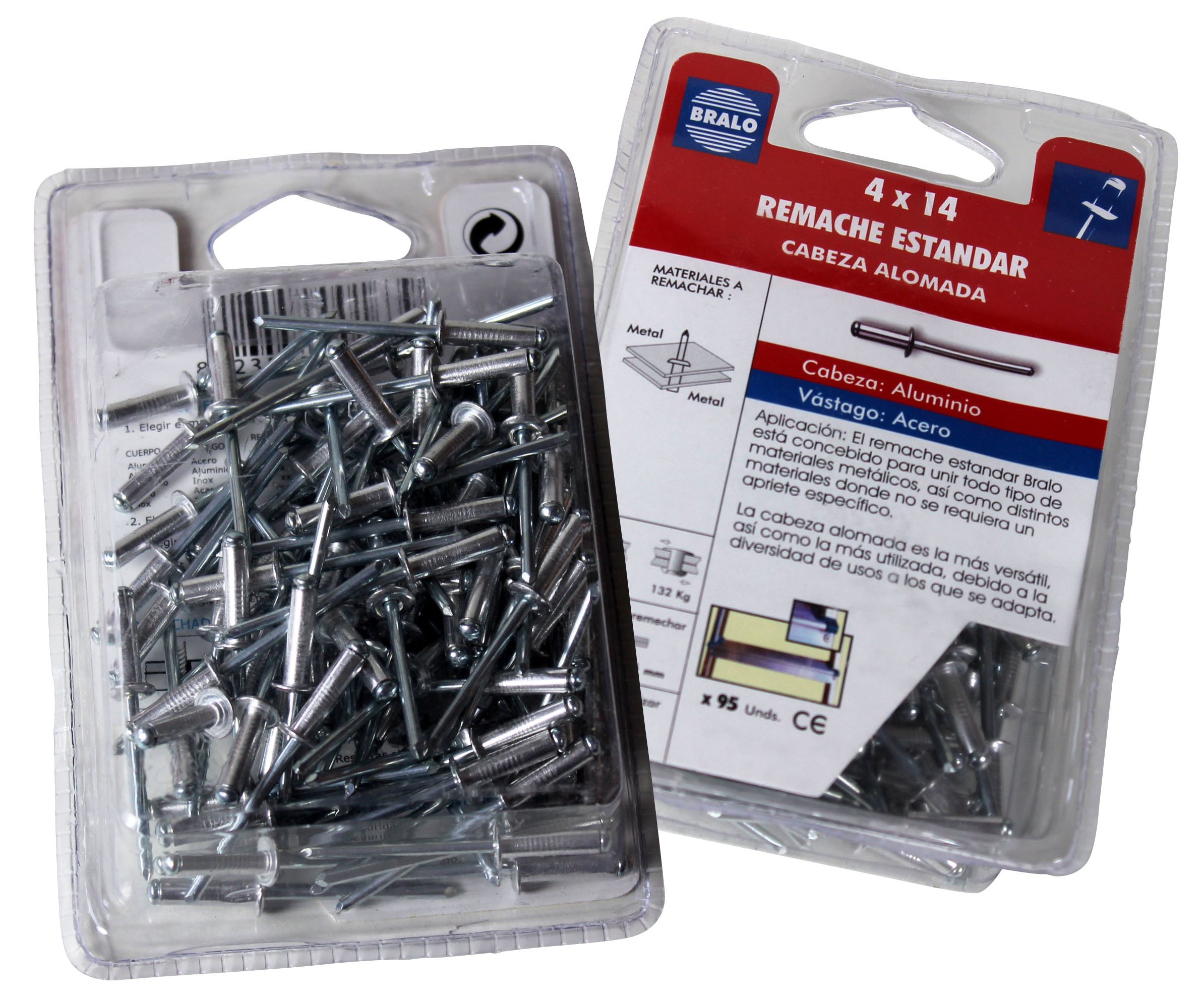 Blindnitte 3,2 x10mm Alu/Stål 125stk/sb Bralo
