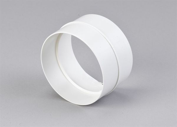 Duka samlemuffe hvid Ø100mm