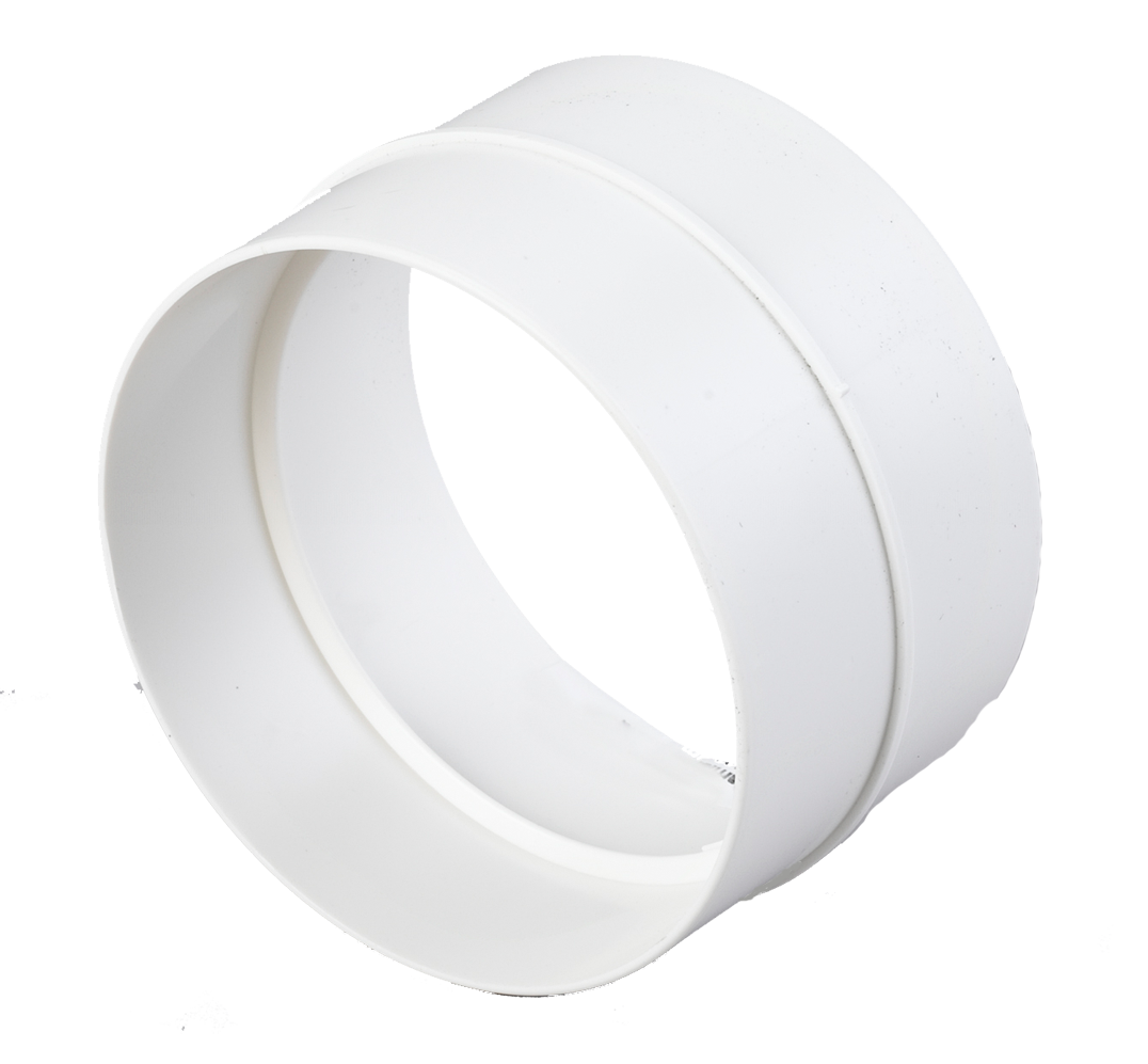 Duka samlemuffe hvid Ø125mm