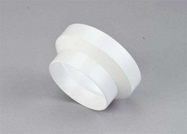 Duka reduktion Ø100-Ø125mm hvid