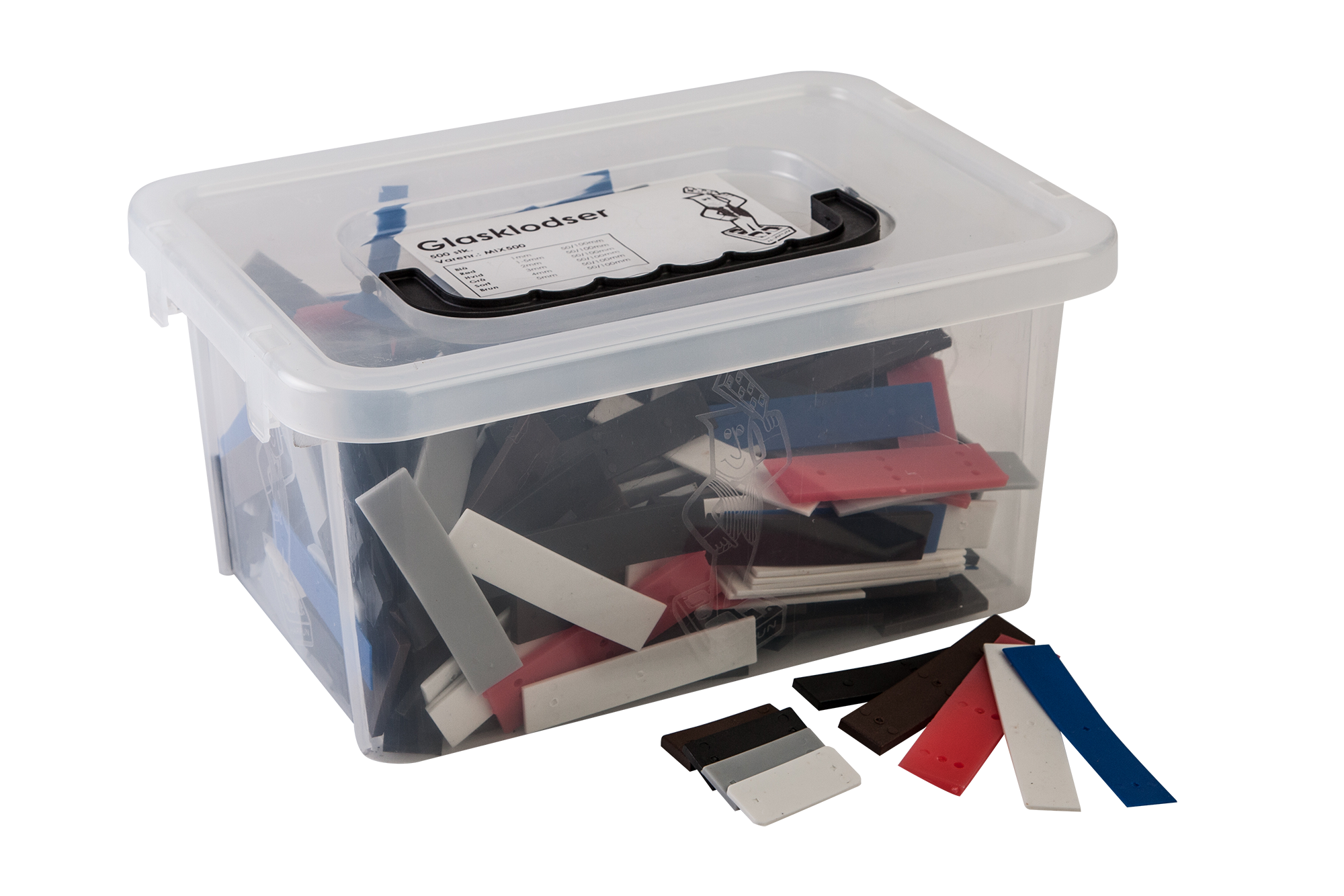 Harpun Kiler - Glasklodser Pro Spacemix Ass. 500 stk