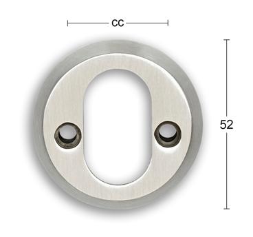 Habo Cylinderring indvendig rustfri - 8mm