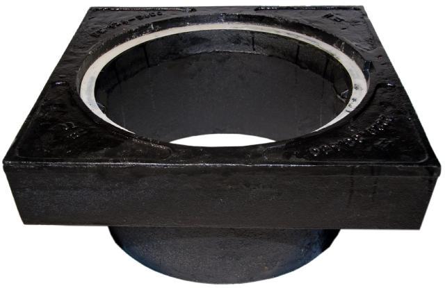 Duco firkantkarm kl. d400 med lang skørt -  Ø425