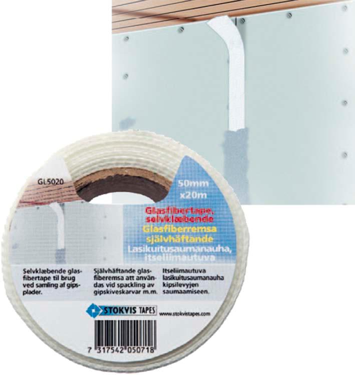 Stokvis Glasfibervæv - 50mmx20m