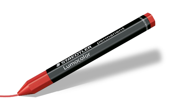 STAEDTLER Mærkekridt Permanent 236-2 - Rød