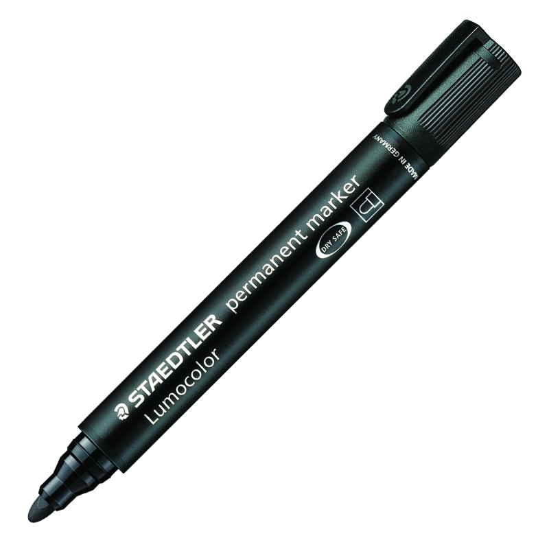 Staedtler Lumocolor Permanent Marker - Rund 352-9 - Sort