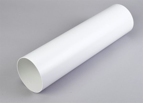 Duka ventilationsrør 500mm hvid Ø125mm