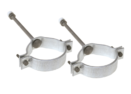 Dano mast Flagstang spændebeslag til 7-8m stang