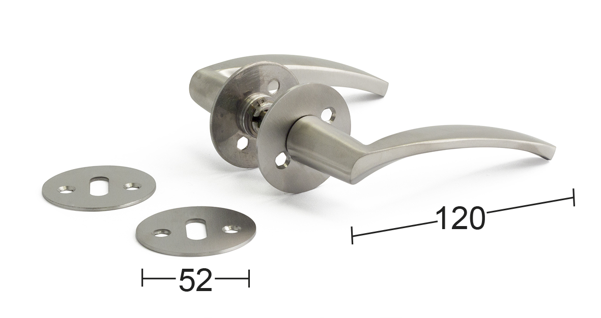 Habo Dørgreb Classic indvendig rustfri 