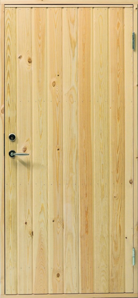 Swedoor 92mm Udhusdør Højre Ud.-  Ubehandlet Fyr - 948x2050mm 