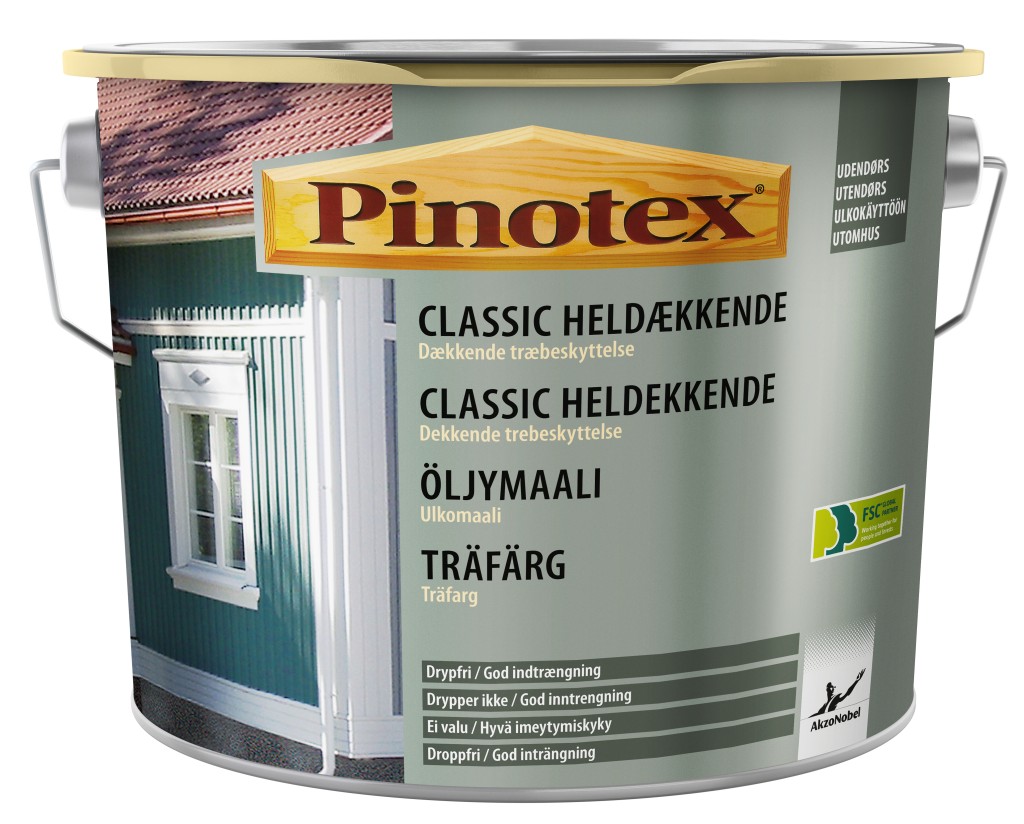 Pinotex Træbeskyttelse Heldækkende Classic Grøn Umbra - 5L